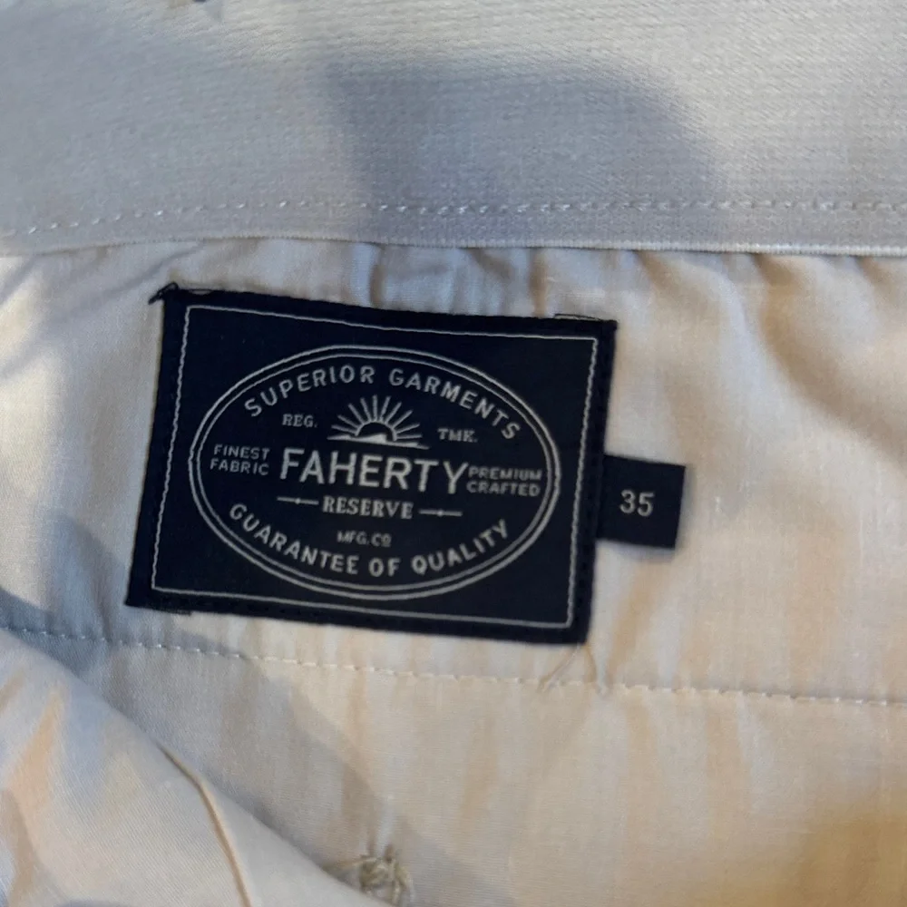 Men's FAHERTY Khaki colored Shorts